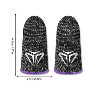 Anti-Rutschfinger-Deckel für PUBG-Spieler, 10pcs, Fingerabdeckung, atmungsaktiv 6 Hauptverkaufshandschuhe Gamer - №4