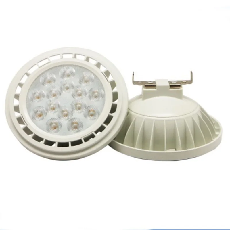 grelha de refletor led lampada regulavel gu10 qr111 ac dc12v24v g53 smd3030 12w 15w 01