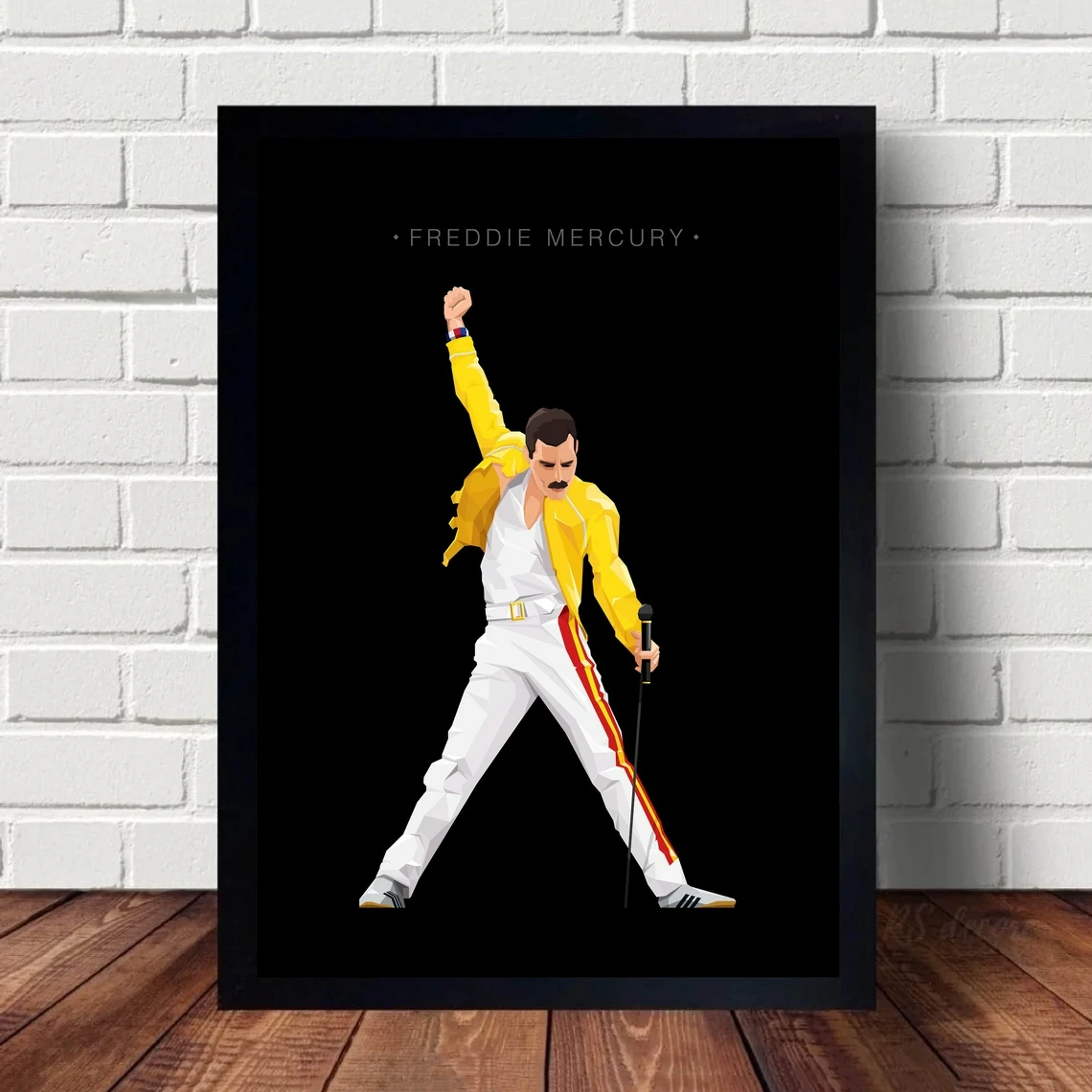 Freddie Mercury Music Poster Queen Legend Singer Band Wall Art Canvas Painting Bedroom Living Room Home Decoration (No Frame)