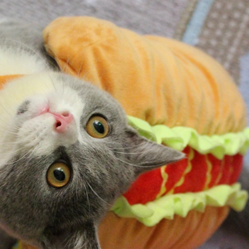 [MPK Pet Costumes] Pet Dog and Cat Costume, Cute Hotdog Sandwich Costume, Funny Hot Dog Clothes, Cat Costume