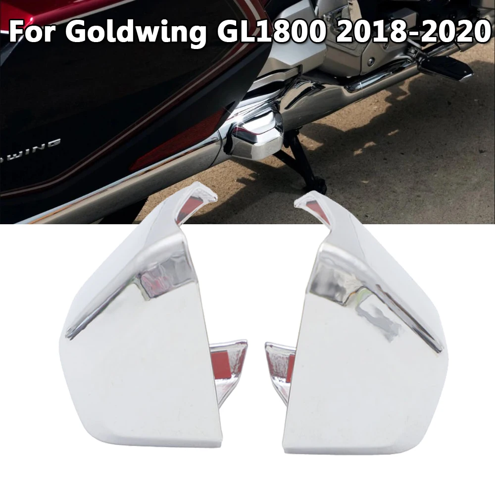 For Honda Goldwing GL1800 2018 2019 2020 Motorcycle Chrome Accessories ABS Plastic Saddlebag Guard Covers