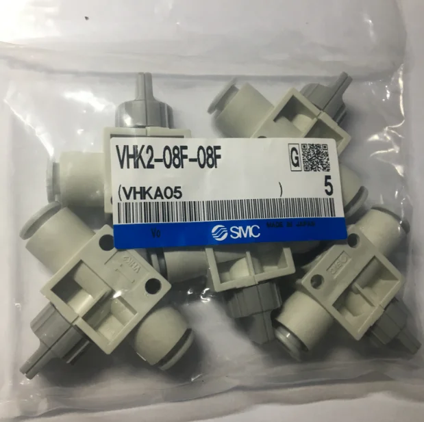 

1Bag/5PCS New SMC VHK2-08F-08F Valve Connector