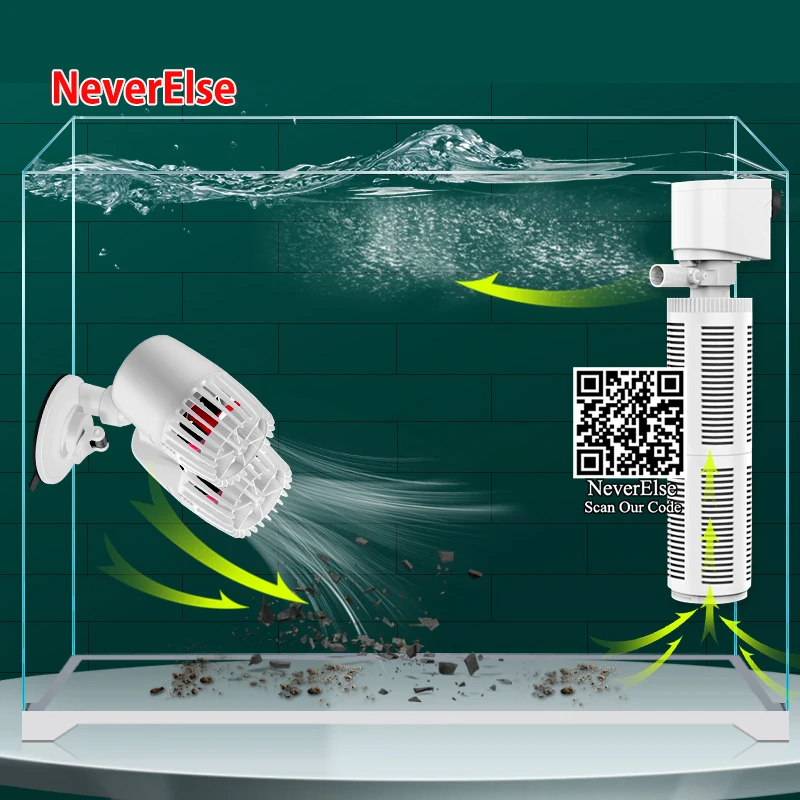 1/2 Head Aquarium water pump make wave, fish Coral Reef marine aquarium Wave Maker Pump Wavemaker Pump Wave Seawater freshwater