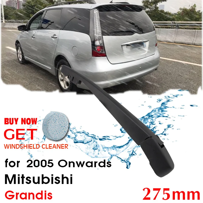 Car Wiper blade Rear Back Window Windscreen Windshield Wiper For Mitsubishi Grandis Hatchback 274mm 2005Onwards Auto Accessories