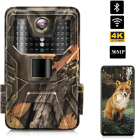 4K  Live Show Stream Trail Camera  30MP WIFI APP Bluetooth Control Hunting Cameras Night Vision Wildlife Photo Traps WIFI900PRO