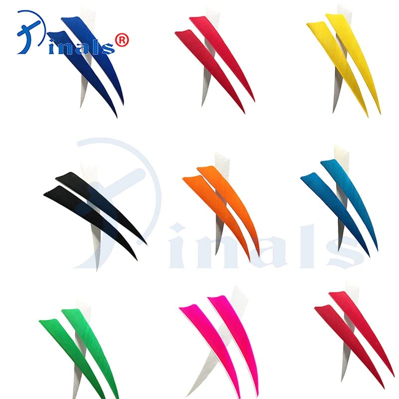 36PCS 5inches Right Wing Arrow Turkey Feather Vanes for Carbon Wood Arrows Shaft Longbow Recurve Bow Hunting Shooting