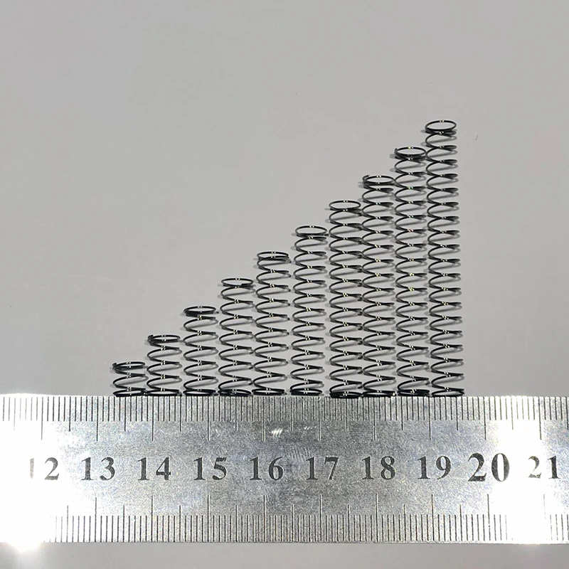 10 Stück SUS304 Edelstahl Druckfeder Drahtdurchmesser 0,4 mm Rückholfeder Kleine Spirale Feder Ressort 5 mm 10 mm 20 mm 30