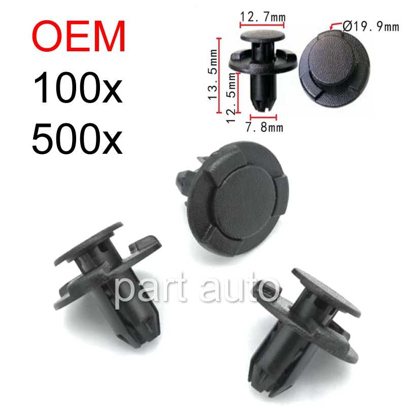 100x / 500x OEM   for Nissan INFINITI X-TRAIL 0155305933 Mud Shield Retainer Clip Bumper