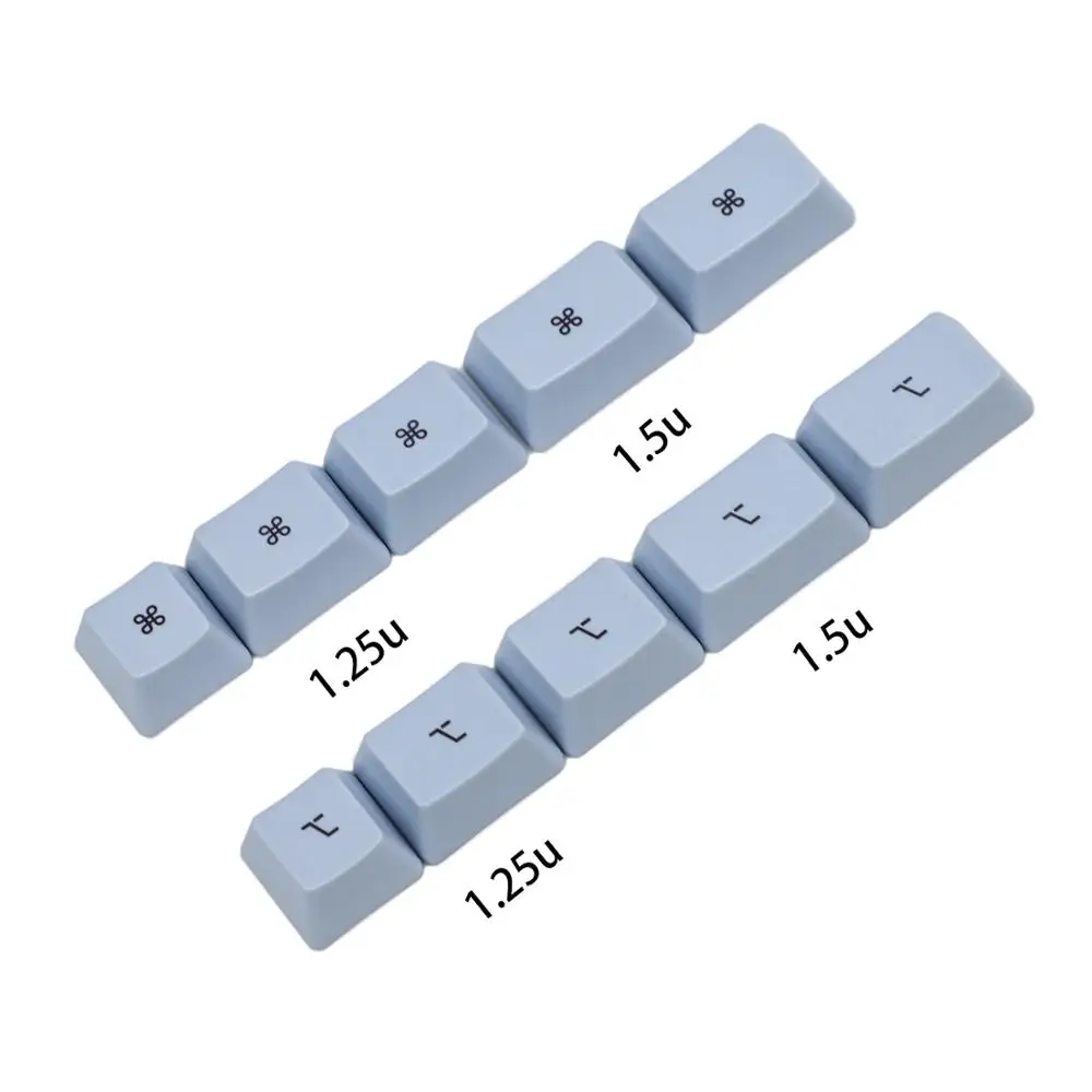 Carbon Godspeed White OEM Profile PBT Dye Sub Keycaps Mac Keycaps For Cherry MX Mechanical Keyboard