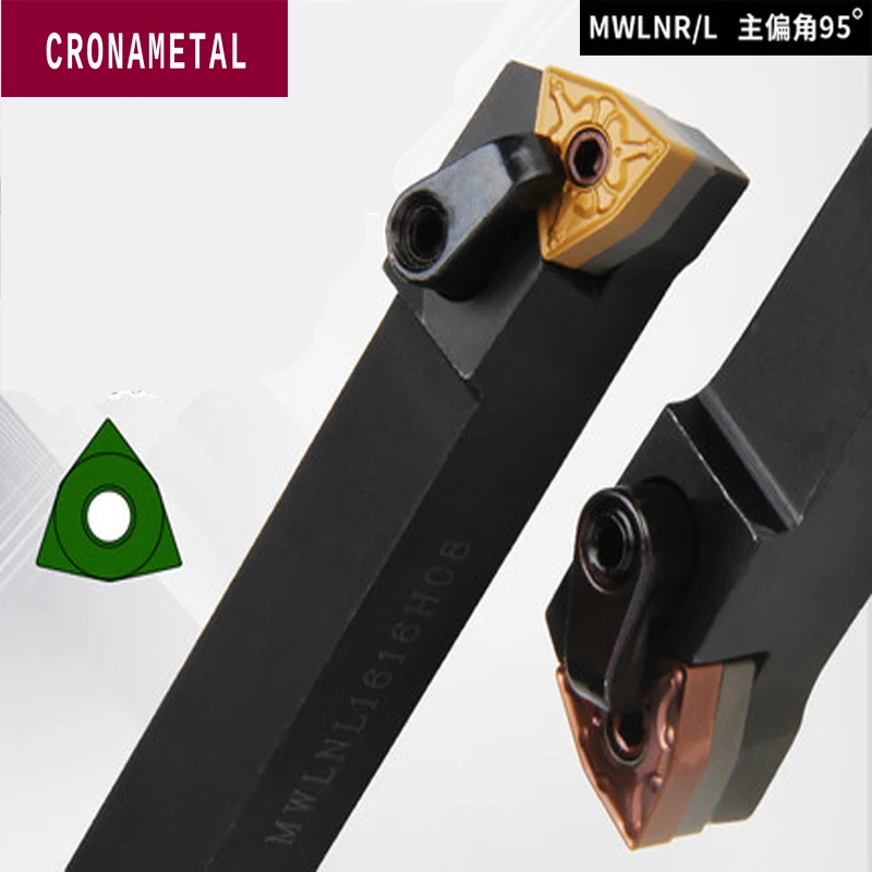 Ferramentas de torno externo cronametal ferramenta de rotação direita/esquerda turning/mwlnl2020k08
