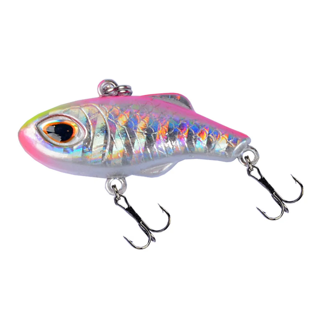 1 pçs 3.5cm 5g vibração de inverno mini afundando vib isca de pesca crankbait artificial gelo duro isca pique robalo equipamento de pesca