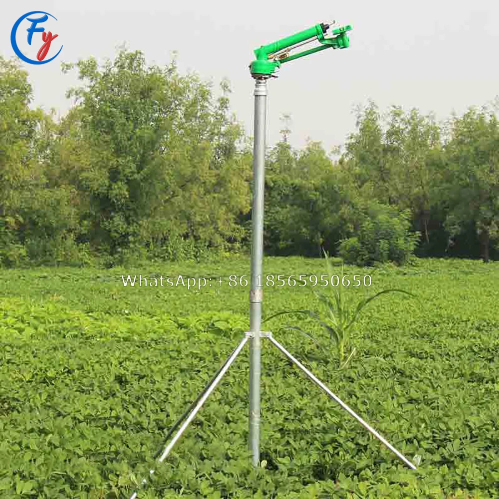 DN40 Automatic Rotating Dust Removal Turbine Vortex Rod Agricultural Irrigation Rocker Spray Gun Agricultural Sprinkler