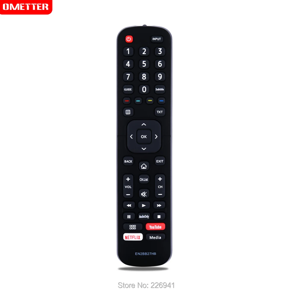 EN2BB27H pilot zdalnego sterowania wymienić dla obsługi Hisense LED Smart TV EN2BB27HB EN2BB27 H32A5840 H43AE6030 H32B5600 H39AE5500 H40B5600