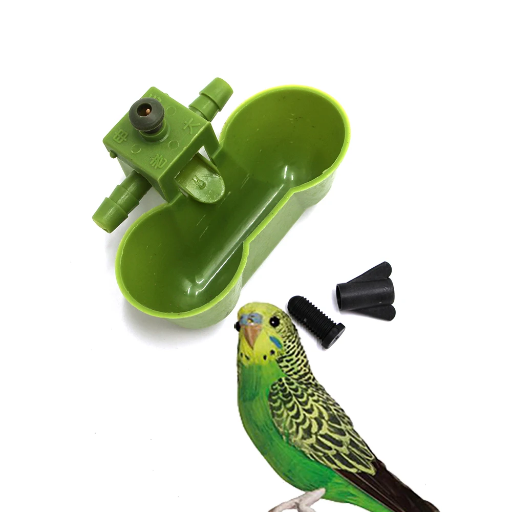 1PCS Drinking bowl for pigeon quail parrot drnking bird chicken pet birds waterer cup automatic plastic drinker cups fountain