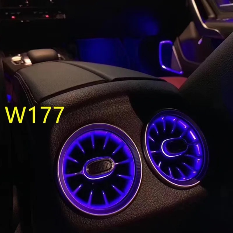 LED Ambient Light Suitable for Mercedes-Benz W177 interior atmosphere light 64-color light-emitting vents Original screen contro