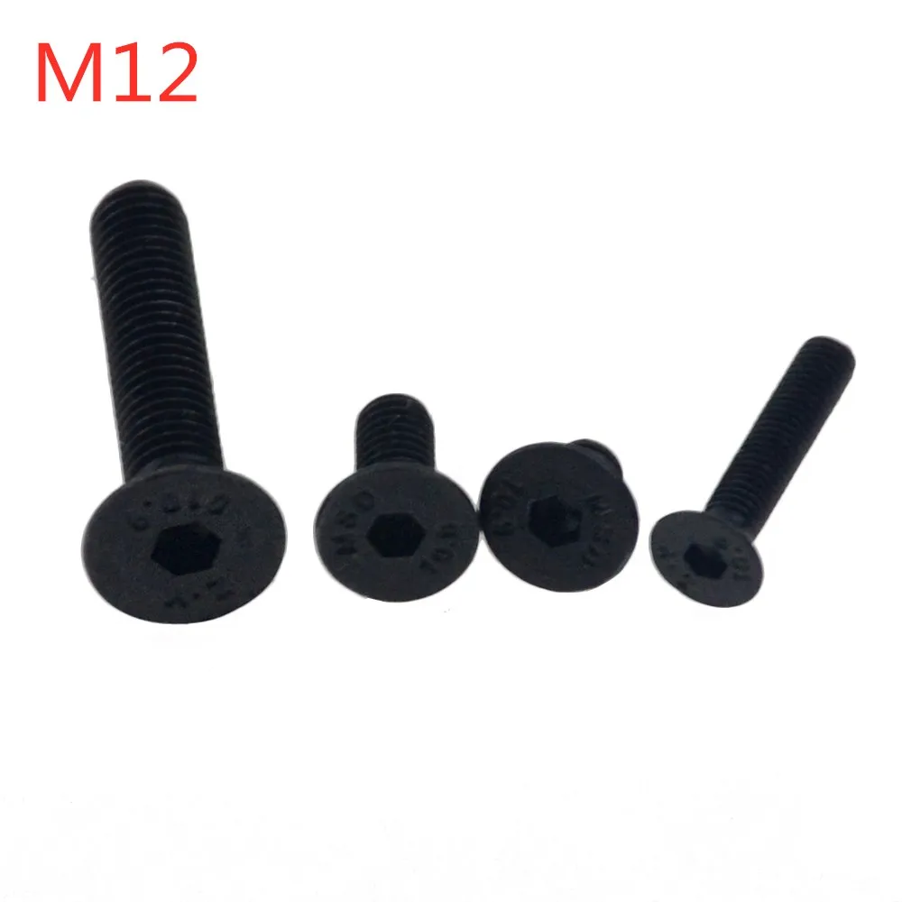 1 шт. M12x20-100 25 30 35 Установочный винт с потайной головкой углерода Сталь шестигранный болт для машины винт DIN7991 M12 * 20 1 шт. M12x20-100 25 30 35 Установочный винт с потайной головкой углерода Сталь шестигранный болт для машины винт DIN7991 M12 * 20