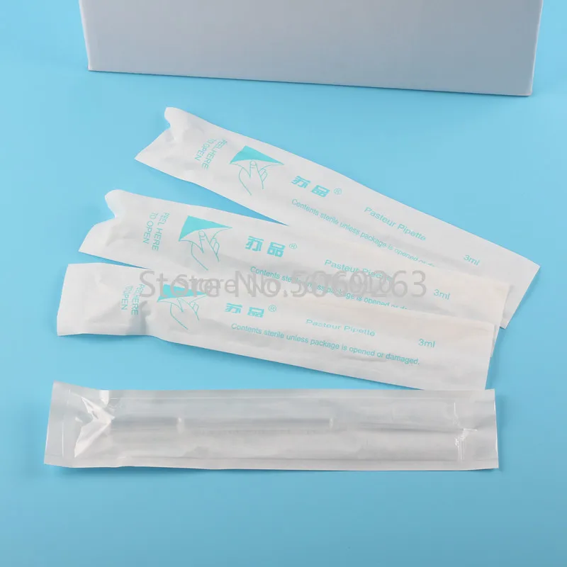 Imagem -04 - Laboratório Pastilha de Plástico Estéril 1ml 2ml 3ml 3ml-l Conta-gotas de Pipeta 100 Peças com Papel Independente-plástico Embalagem