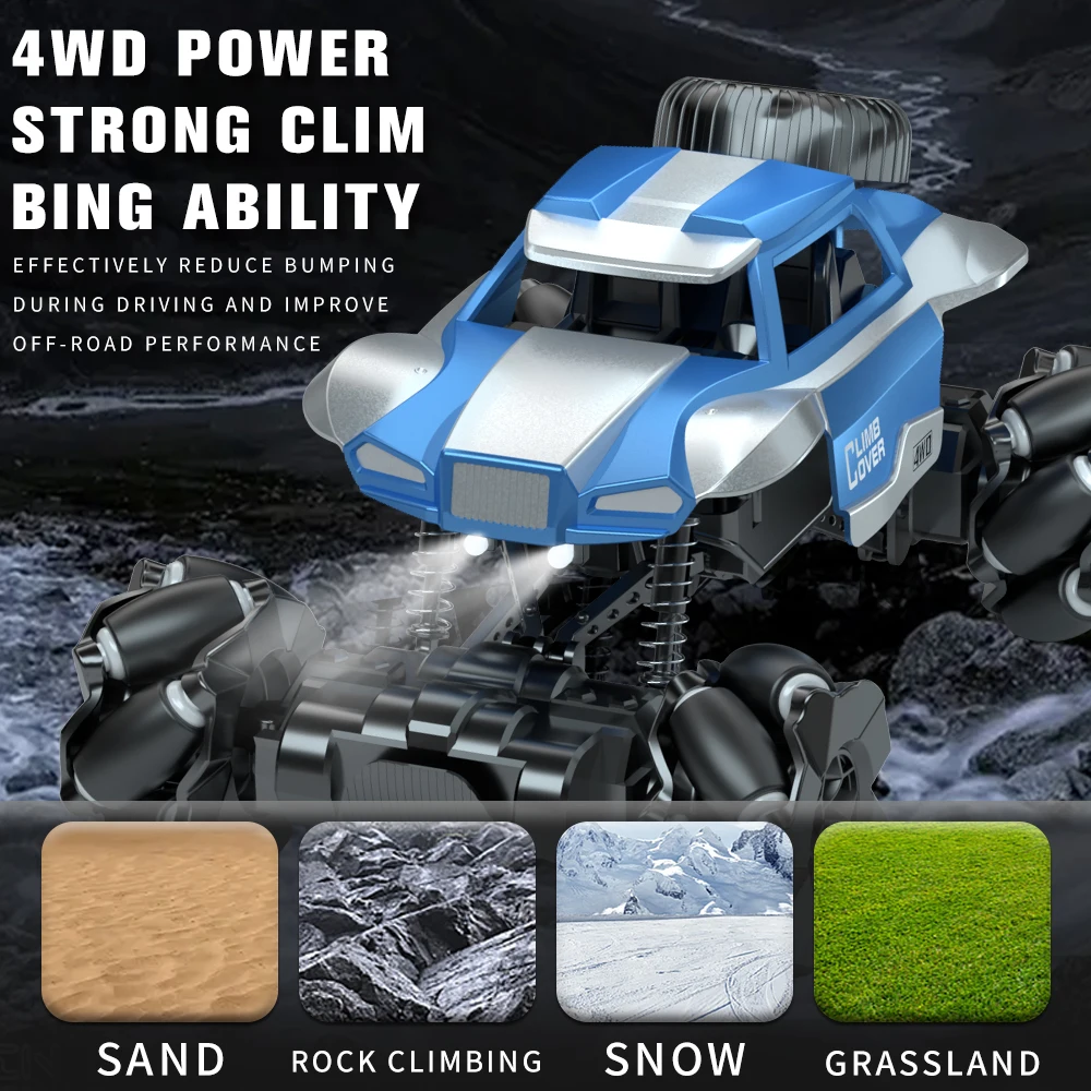 1/16 Rc Car 2.4G Remote Control Stunt Car 4Wd Automobile Electric Gesture Control Wireless Radio Controlled Drift Toys for Boy