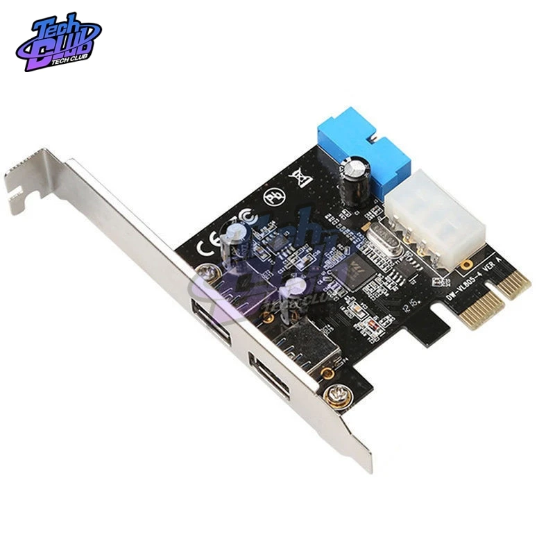 Плата расширения USB 3.0 PCI-E, 2 порта USB 3,0