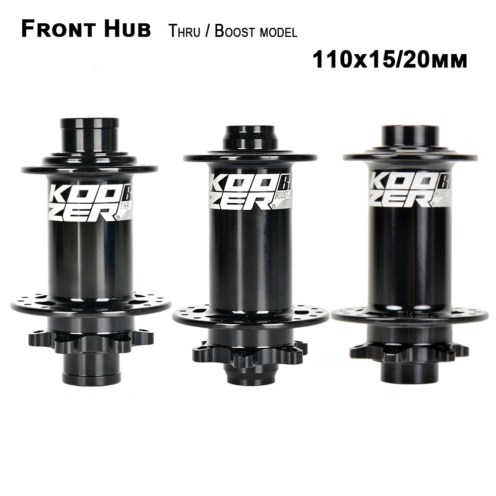 THRU BOOST Bicycle Front Hub 32 Holes Disc Brake AL 7075 Sealed Bearing MTB Mountain Bike Wheel Hub 110x15/20mm XC AM DH