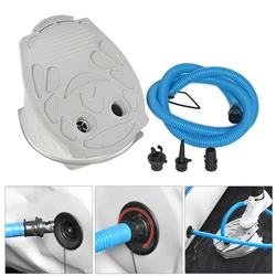 Foot Air Pump Inflator for Swimming Kayaking Inflatable Boat Canoe Raft