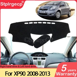 for Toyota Vios Yaris Belta Soluna XP90 2008~2013 Anti-Slip Mat Dashboard Cover Pad Sunshade Dashmat Carpet Car Accessories 2012