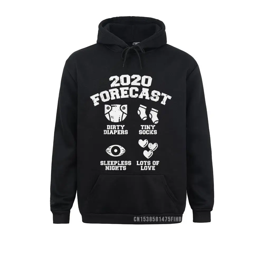 2020 Forecast Pregnancy Reveal Expecting Baby Mom Dad Gift Hoodie Sweatshirts Lovers Day Hoodies 2021 Clothes Holiday Male