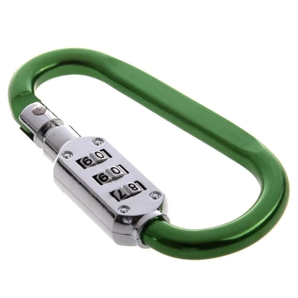 40%HOT 1 Pc 3Digit Climbing Travel Padlock Suitcase Bag Code Combination Security Lock