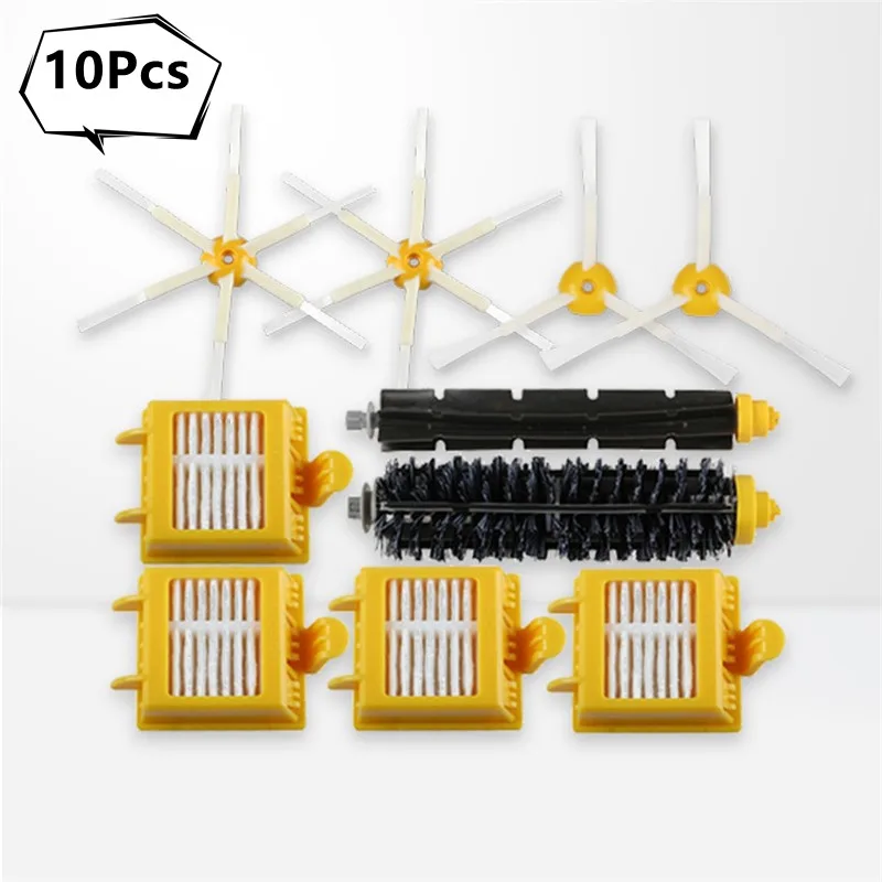 아이로봇 룸바 7 시리즈 로봇 진공 청소기 브러시 + 필터, 전체 세트 10 피스 액세서리 700 720 730 750 760 770