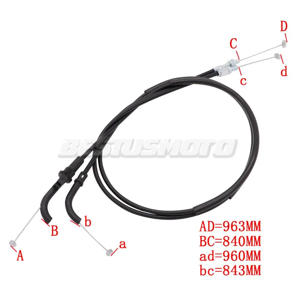 Motorcycle Throttle Cable For Yamaha XJ6 XJ 6 XJ6N XJ600 XJ 600 DIVERSION 2009 2010 2011 2012 2013 2014 2015