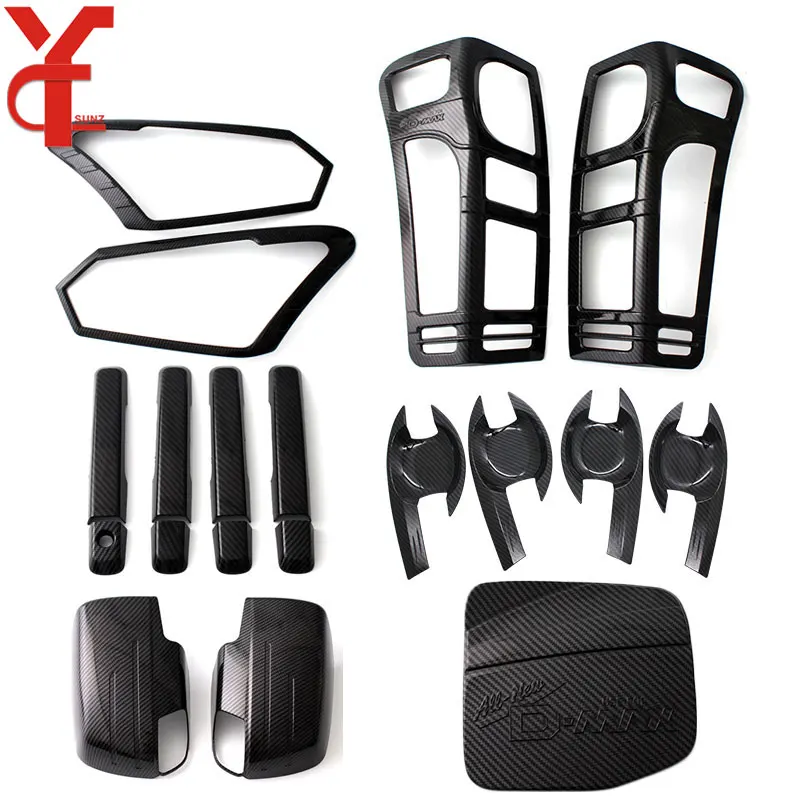 ABS Kit Full Set For Isuzu d-max dmax 2016 2017 Accessories For Isuzu dmax 2018 2019 Mirror Lamp Handle Tank Cover Exterior Part