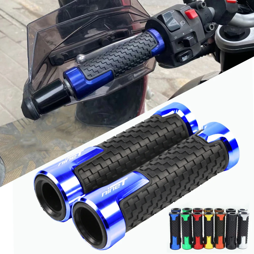 

For BMW R nine T Scrambler R9T RNINET Motorcycle Accessories 7/8'' 22MM Rubber Hand End Grip Bar Handlebar Grips Handle Bar