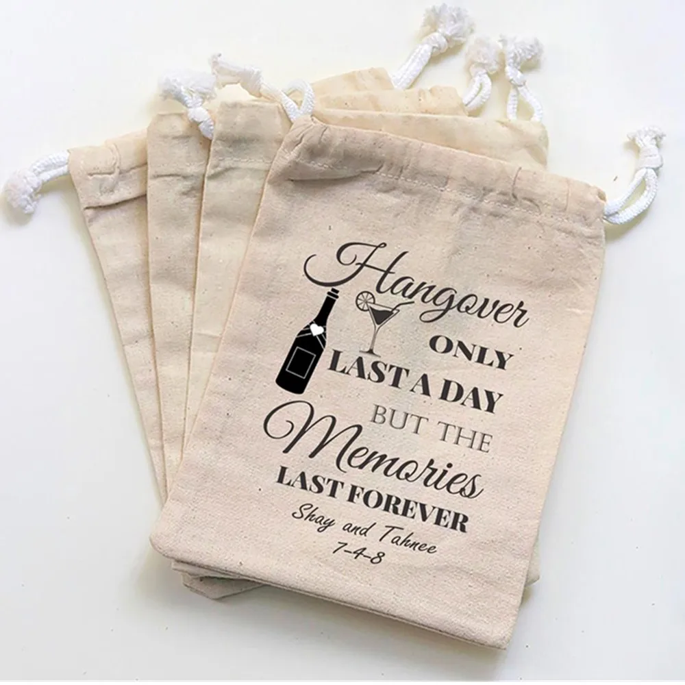 Personalized  kit Bag,  Drawstring Bag Bachelorette Party bags  Survival Kit Birthday kit bags Custom  Last a Day Memories bags