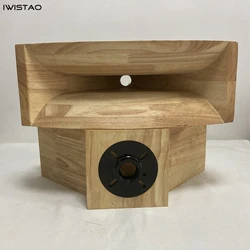 IWISTAO HIFI Empty Wood Horn Solid 1 Inch Throat Hole 1 Pair Treble Compensation for Full Range Speakers