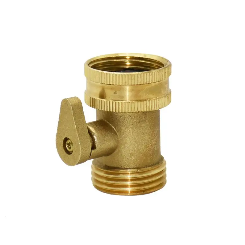 

Brass Garden tap Female 3/4 to 3/4 male Irrigation valve 2 way tap cranes adapter 1pcs