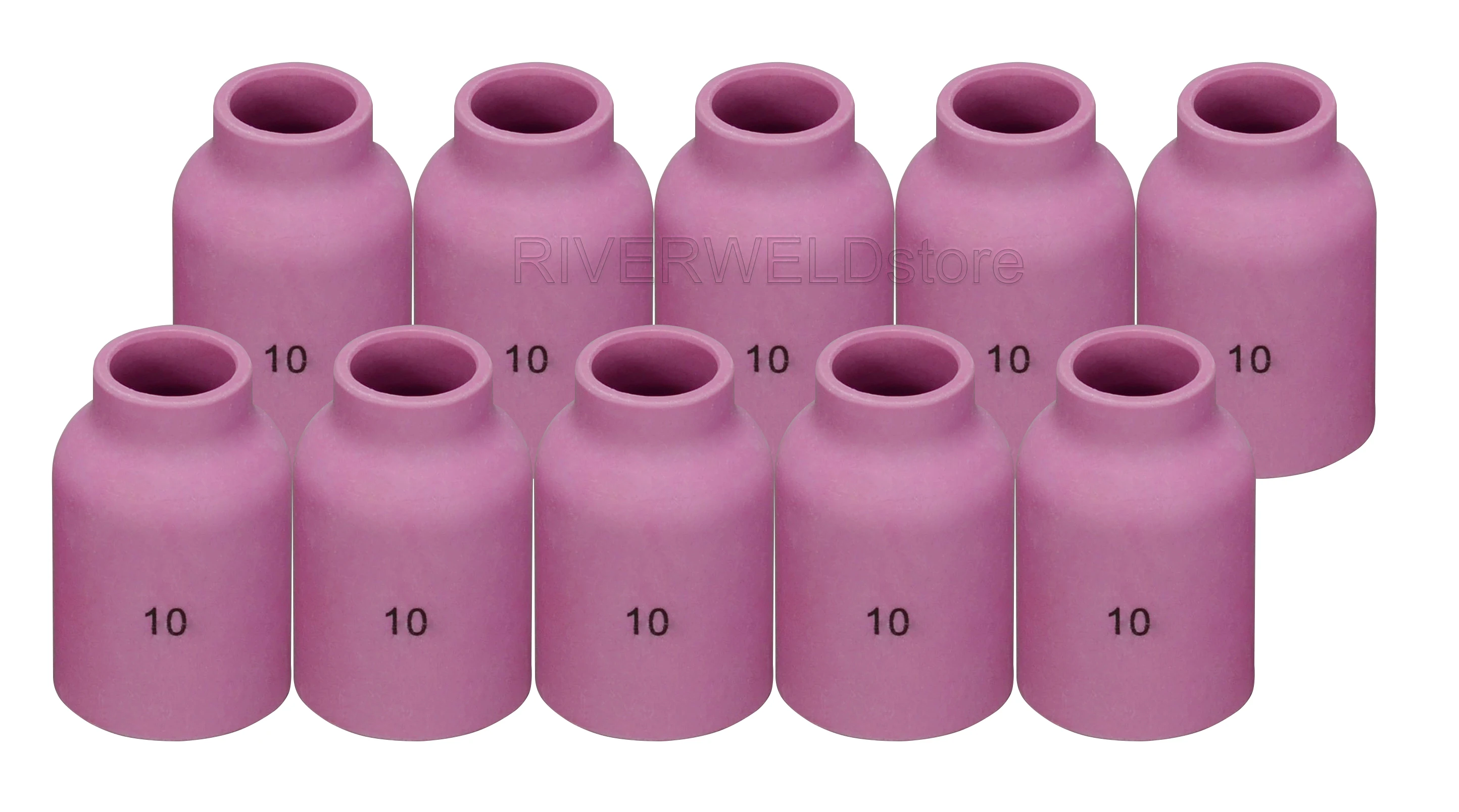 TIG Gas Lens Alumina Nozzle Ceramic Cups Large 53N series Fit SR DB WP 9 17 20 18 26 TIG Welding Torch (53N88#10 5/8\