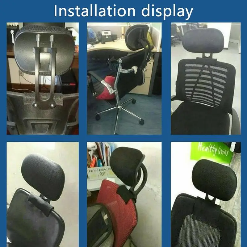 Headrest For Office Chair Seat Back Is Heightened No Perforation Is Required Lift Chair Neck Protection Pillow Neck Protector