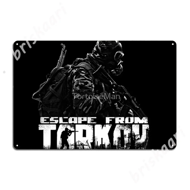 Escape From Tarkov Pmc Metal Signs Club Home Bar Cave Plates Customize Tin sign Posters