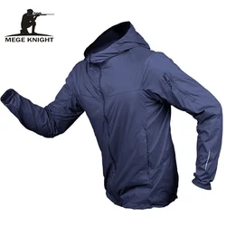 MEGE Brand Tactical Jacket Fast Dry Ultra Light Military Army Clothing Male Outwear Multi Pockets UV protection Dropshipping