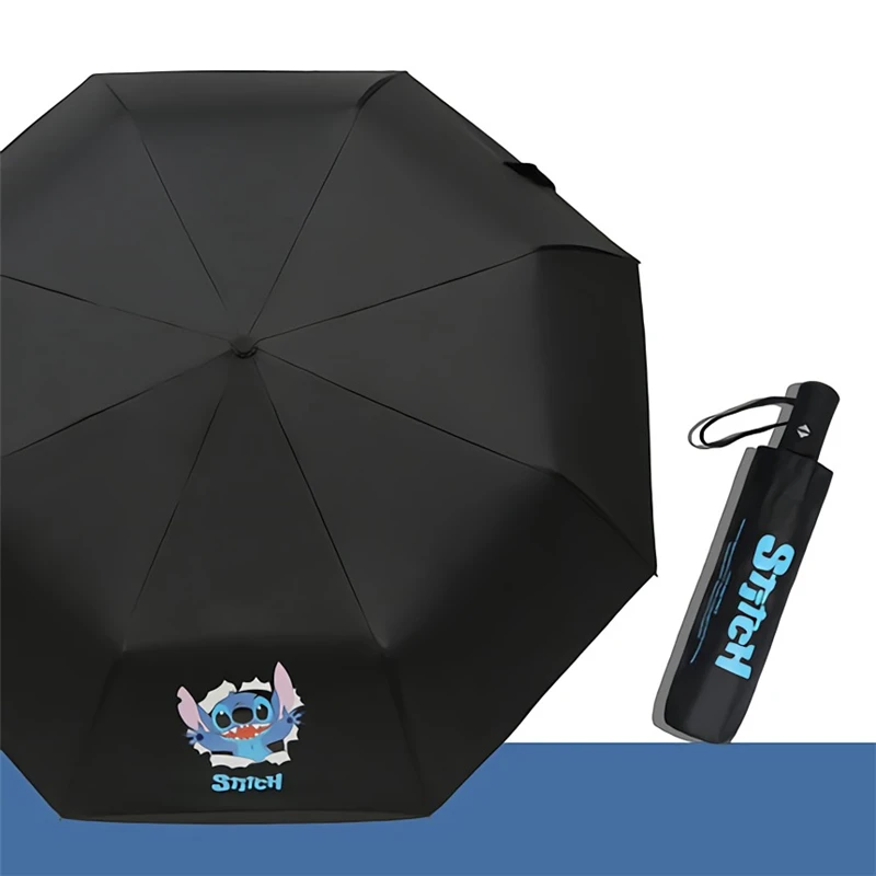 Cartoon Stitch Children Umbrella Automatic Folding UV Rain Waterproof Kids Sun Umbrella for Boys Girls  Parasol Kids Umbrella