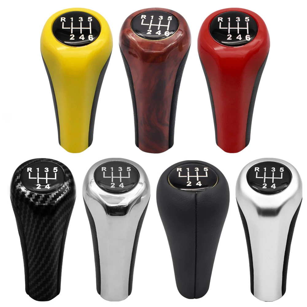 

1Pc 5 6 Speed Gear Shift Knob Head For BMW 1 3 5 6 Series E46 E53 E60 E61 E63 E65 E81 E82 E83 E87 E90 E91 E92 X1 X3 X5 M