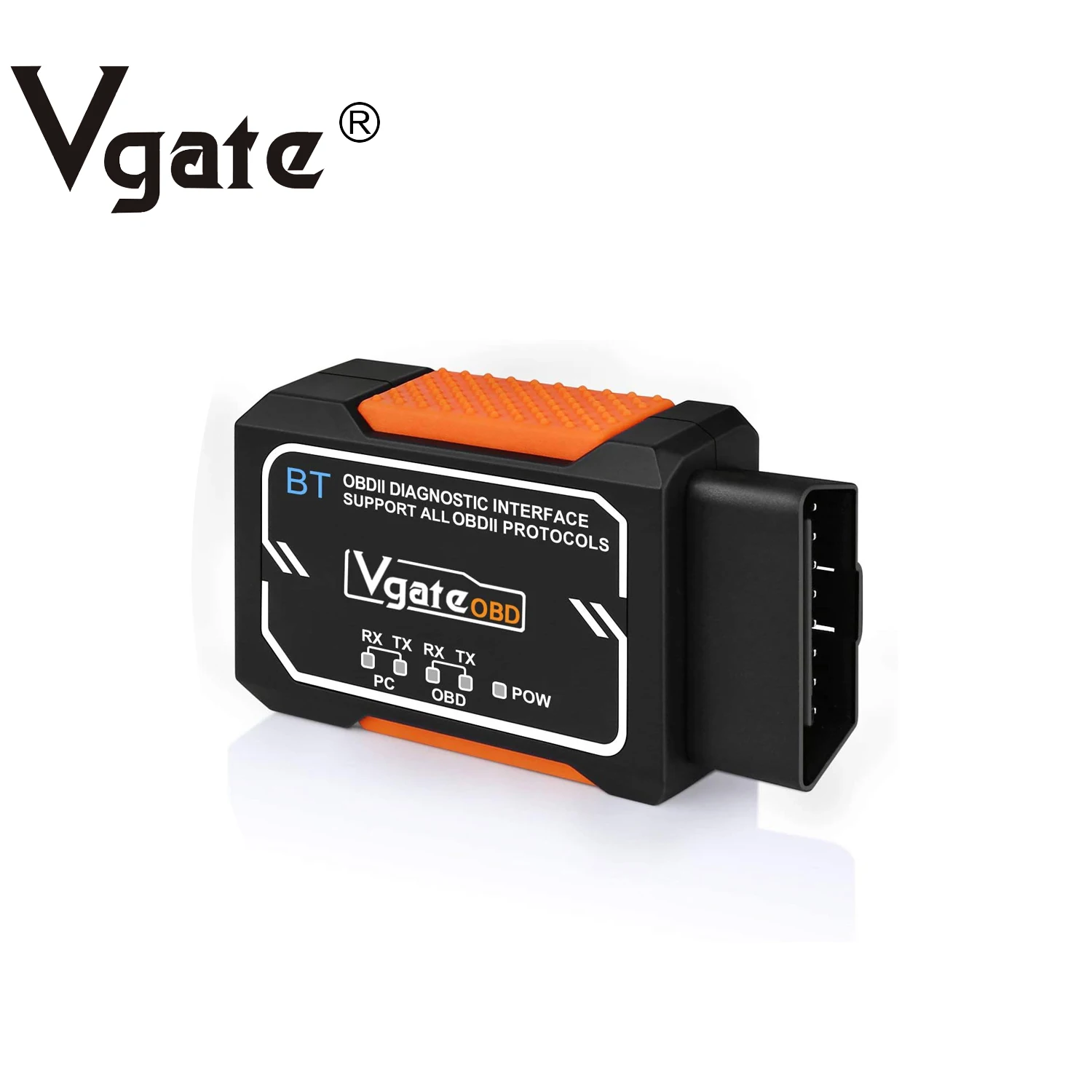 Vgate-herramienta de diagnóstico OBD2 con Bluetooth, escáner OBDII, lector de código de luz de motor, adaptador automático EOBD para Android