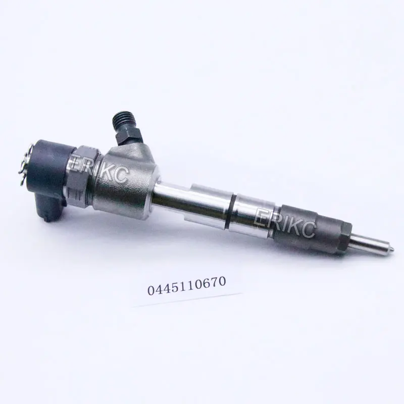 

ERIKC 0445110670 Cri Diesel Fuel Injector Assy 0445 110 670 Common Rail Injection 0 445 110 670 For JENS JAC 2.8l / 4DA1-2B