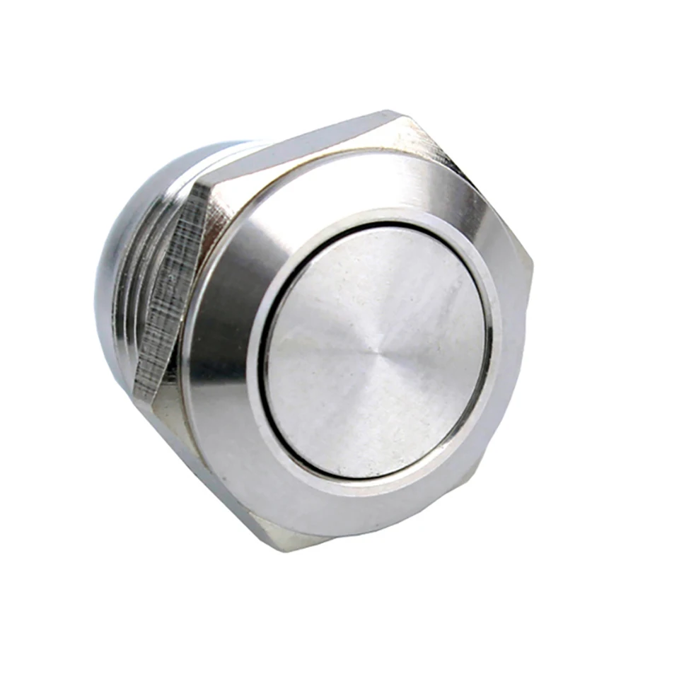 New type micro 12mm Momentary ultra-short stainless steel mini push button switch IP67 without led