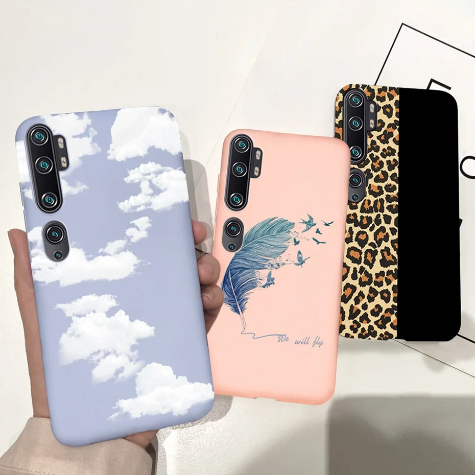 Xiaomi CC9 Pro Mi Note 10 Note10 Pro 케이스 커버 캔디 실리콘 소프트 폰 Xiaomi Mi Note 10 10Pro 용 보호 뒷면 커버