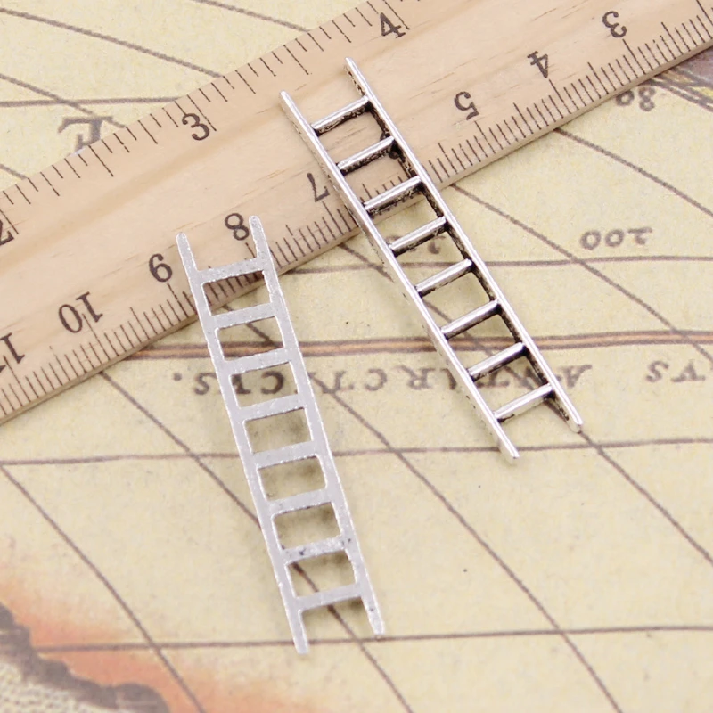 10szt Charms drabina nosić drabina 51x10mm tybetański brąz srebrny kolor zawieszki antyczne tworzenia biżuterii DIY Handmade Craft wisiorek