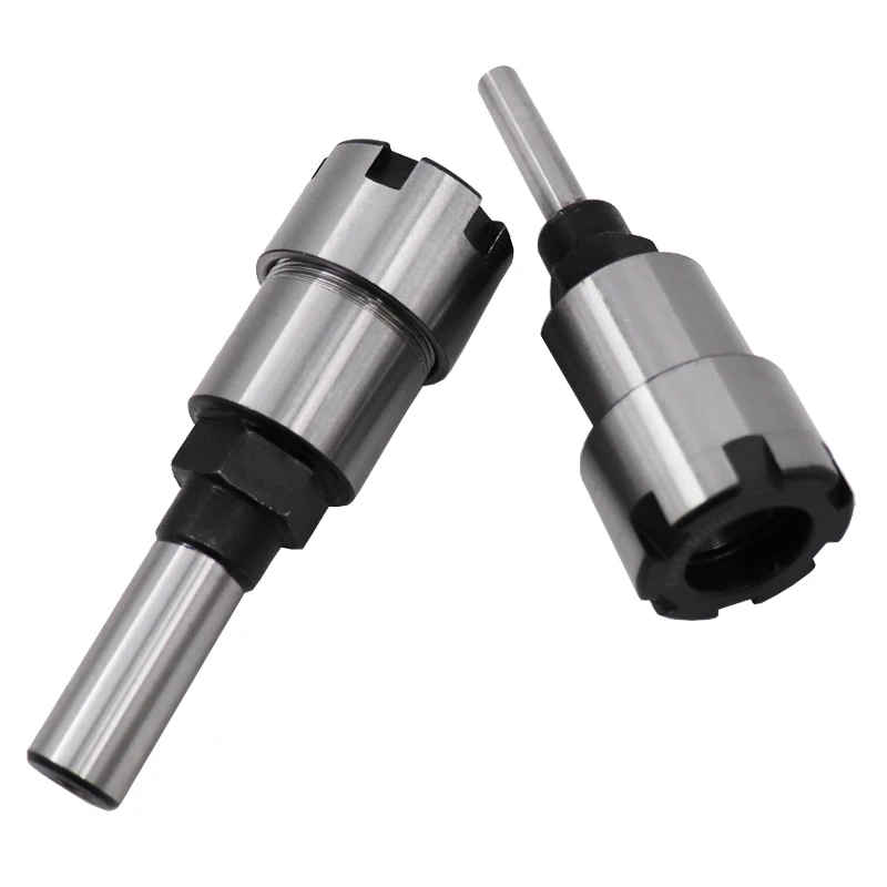 Spring Steel 1/4 1/2 Inch Shank  Milling Cutter Extender Router Bit Extension Rod ER Collet Holder Adapter