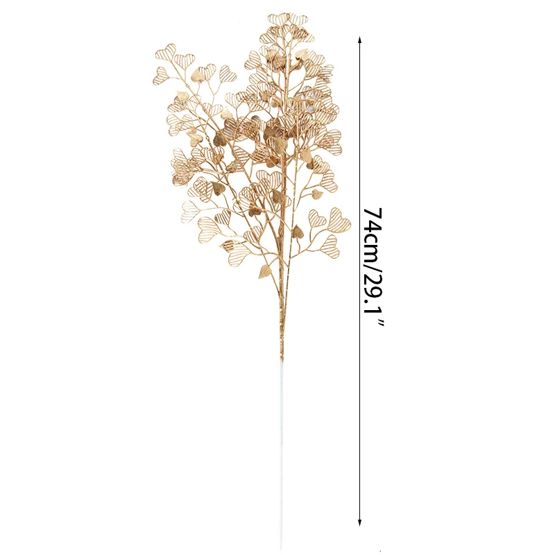 Goldene Serie Künstliche Blumen Konzentrischen Bouquet Eukalyptus Blätter Gefälschte Pflanzen Für Home Decor Hochzeit Weihnachten Party Blumen – Detail 25