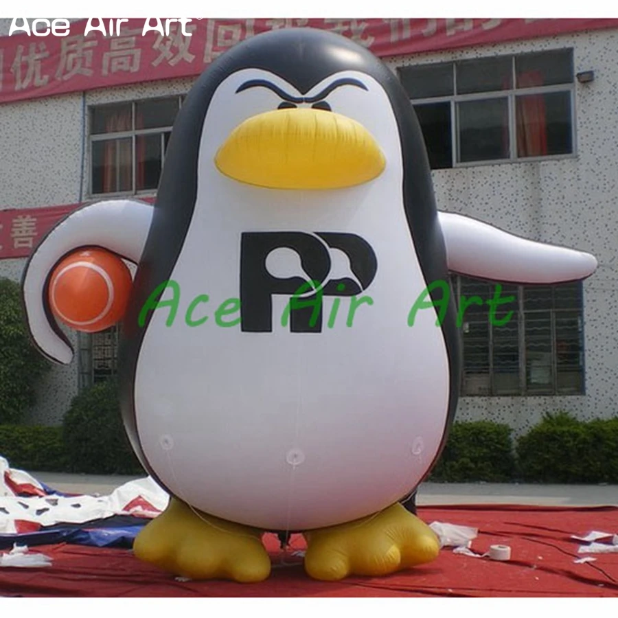 

Lovely Outdoor Inflatable Cartoon, Inflatable Animal Inflatable Penguin Model For Advertising/Event Exhibition