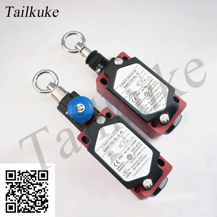 Sakelar Kabel Pengaman Sakelar Berhenti Darurat Sakelar Kabel SN2170/SN6170-SL-C-R
